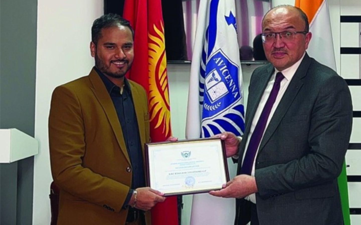 Dean of Avicenna International Medical University with KAC CEO